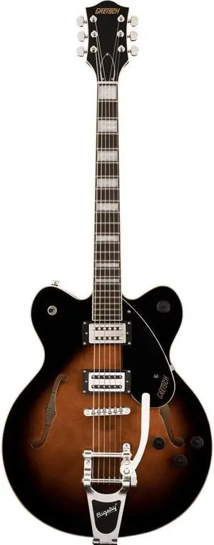 Gretsch G2622T Streamliner Center Block Double-Cut Electric Guitar, Brownstone Maple