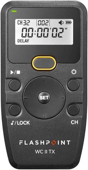 Flashpoint Wave Commander II Wireless Remote Shutter Release Tx without Cord