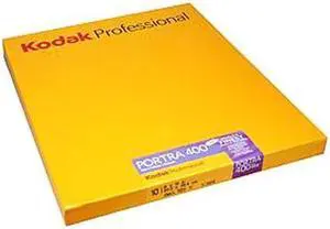 KODAK Portra 400 Color Negative Film, 8x10", 10 Sheets, USA #1708205