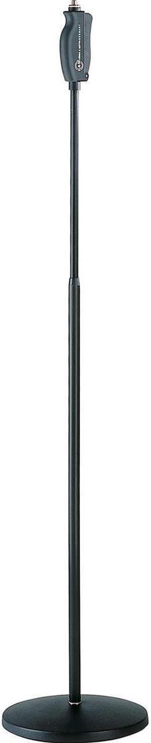 K&M 26085 One-Hand Microphone Stand, 41.73-70.47" Height, Black #26085.500.55