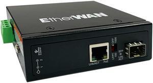 EtherWAN EL2242-BT 90W Gigabit Hardened PoE Media Converter with SFP Slot