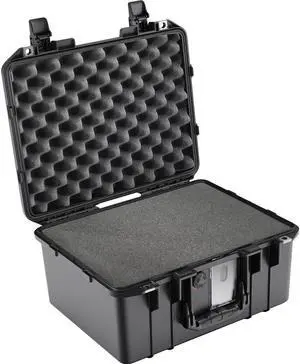 Pelican 1507AirWF Hard Carry Case with Foam Insert and Liner, Black