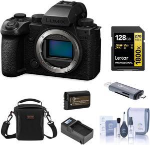 Panasonic Lumix S5 IIX Mirrorless Camera, Bundle with Essentials Kit