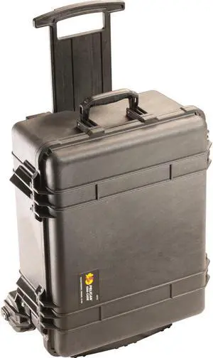 Pelican 1560M Case and Mobility Kit with Foam, Black #015600-0009-110
