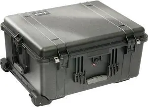 Pelican 1610 Watertight Hard Case with Wheels, without foam - Black #1610021110