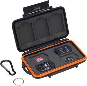 Slinger Card Caddy Memory Card Case for XQD/CFexpress Type-B, SD & microSD,Black