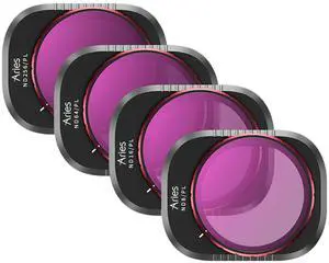 Aries ND/PL Filter Set for DJI Mini 4 Pro Drone, 4-Pack