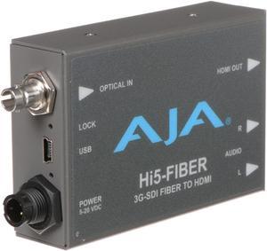 AJA Hi5-Fiber HD/SD-SDI Over Fiber to HDMI Video and Audio Converter #HI5-FIBER