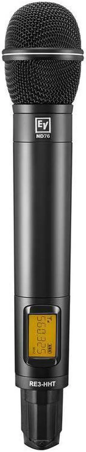 Electro-Voice RE3-HHT Handheld Transmitter, ND76-RC3 Microphone Head, 488-524MHz Electro-Voice RE3-HHT Handheld Transmitter, ND76-RC3 Microphone Head, 488-524MHz