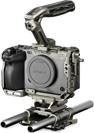 Tilta Full Camera Cage Basic Kit for Sony FX3 & FX30 V2, Titanium Gray