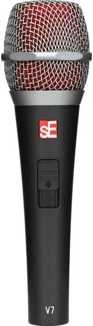 SE Electronics V7 SWITCH Supercardioid Dynamic Handheld Microphone, Black