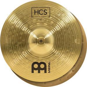 Meinl HCS 15" Hi-Hat Cymbal, Medium, Traditional Finish, Pair #HCS15H