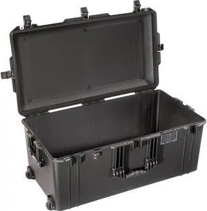 Pelican 1646AirNF Wheeled Hard Case, No Foam, Black #016460-0010-110