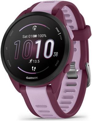 Garmin Forerunner 165 Music, Berry/Lilac | GPS Running Smart Watch 010-02863-33