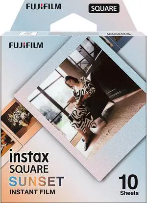 Fujifilm Instax SQUARE Sunset Instant Film, 10 Exposures #16800397