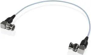 Shape 12" Skinny 90-Degree BNC Cable, Blue #SKI12B