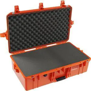 Pelican 1605AirWF Hard Carry Case with Foam Insert, Orange #016050-0001-150