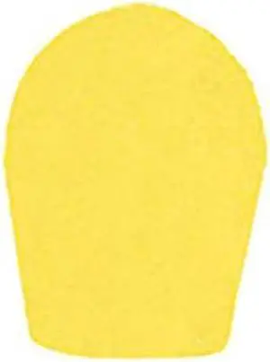 WindTech 600 Series Windscreen, Inside Diameter 1.0" / 25mm - Yellow #603