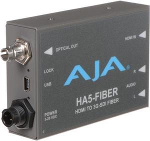 AJA HA5-Fiber HDMI to 3G-SDI over Fiber Video and Audio Converter #HA5-FIBER