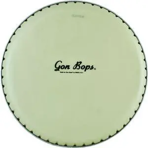 Gon Bops 9.75" Remo Nuskyn Synthetic Quinto/Conga Drum Head with GB Logo, Black