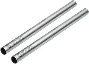 Bright Tangerine 9" Drumstix 15mm Sterling Titanium Support Rods, Pair Bright Tangerine 9" Drumstix 15mm Sterling Titanium Support Rods, Pair