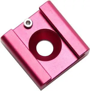 CAMVATE 1/4"-20 Mount to Shoe Adapter, Red #C1367
