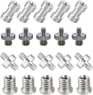 CAMVATE 1/4" & 3/8" Thread Screw Assortment Kit, 20 Pieces #C2475