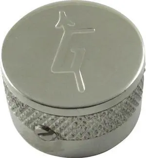 Gretsch G Logo Knob for United States Solid Shaft Pots, 4 Pieces, Nickel