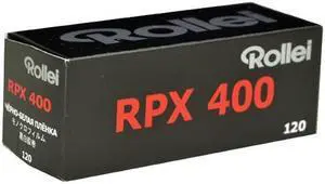 Rollei RPX 400 Black and White Negative Film (120 Roll Film) #804001