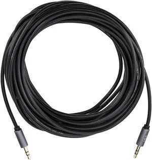 H&A Stereo Mini Male to Stereo Mini Male Auxilary Cable (Gold Series) 25'