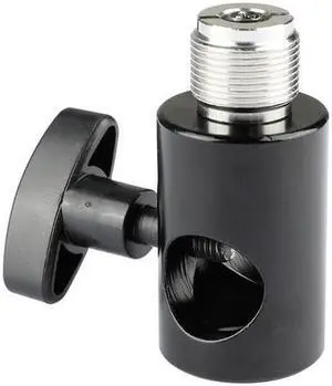 CAMVATE Light Pole Connector with Microphone Screw 1/4" Female to 5/8" Male