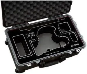 Jason Cases Protective Case for Fujinon 19-90mm T2.9 Cabrio Lens, Black Overlay