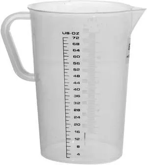 Adorama 72 oz. (2000ml) Plastic Graduate #HA-8773