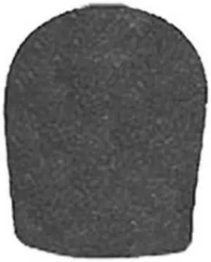 WindTech 900 Series Windscreen, Inside Diameter 1.625" / 41mm - Black #912