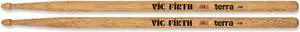 Vic Firth American Classic Terra Series 5B Drumsticks, Wood Tip, Pair #5BT