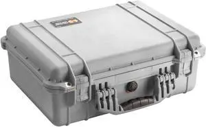 Pelican 1520 Watertight Hard Case with Foam Insert - Silver (Gray) #1520-000-180