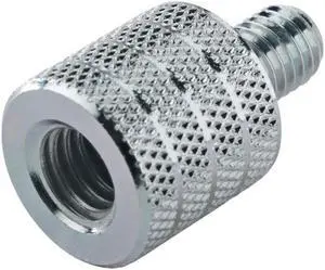 K&M 21918 Zinc-Plated Thread Adapter with Knurled Surface #21918.000.29