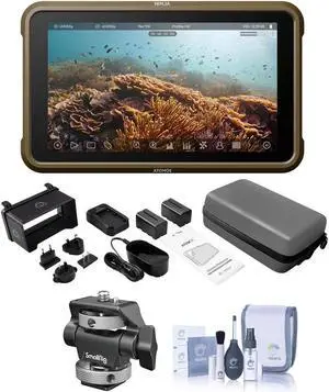 Atomos Ninja 5.2" HDR Monitor-Recorder, Bundle with 5" Accessory Kit, Monitor Mount and Cleaning Kit