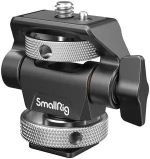 SmallRig Swivel and Tilt Adjustable Monitor Mount with Cold Shoe Mount, Locating Pin, 1/4" Thread
