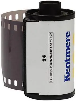 Kentmere 6012368 B/W Negative Film, 35mm, 24 Exposure