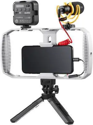 Godox VK1-LT Vlogging Kit For mobile devices with Lightning ports