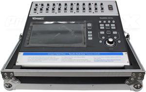 ProX XS-QSCTMIX30 Case for QSC Touchmix 30 Pro Digital Mixer, Silver on Black