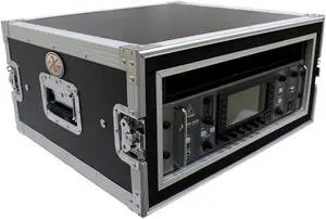 ProX T-4RSP 4U ATA Shockproof Flight Road Case for Amplifier Rack Mount Module, 20" Rail Depth