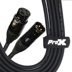 ProX XC-MIC05 5' XLR-F to XLR-M Balanced High Performance Microphone Cable
