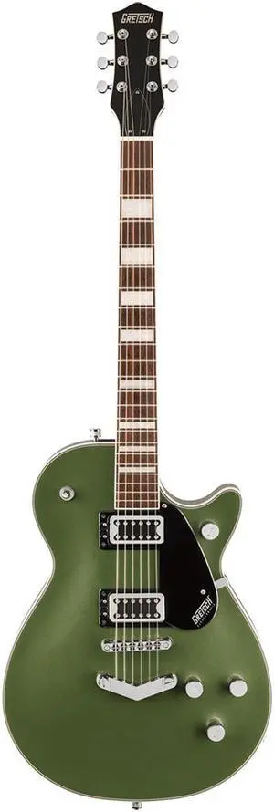 Gretsch Gretsch G5220 Electromatic Jet BT Single-Cut with V-Stoptail Electric Guitar, Laurel Fingerboard, Olive Metallic