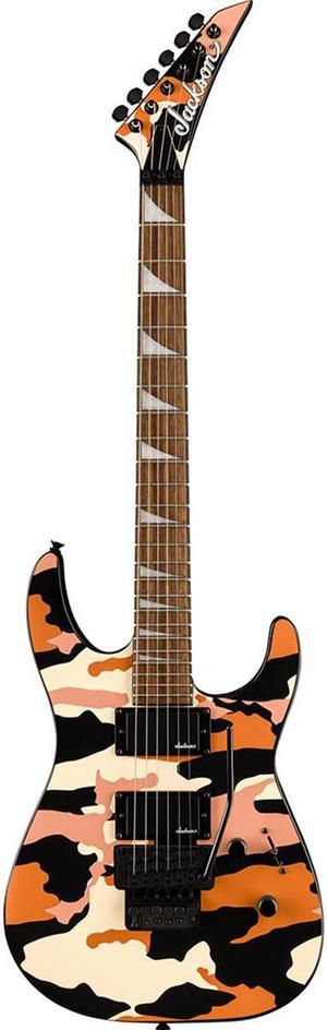 Jackson X Series Soloist SLX DX Camo Electric Guitar Butterscotch Camo