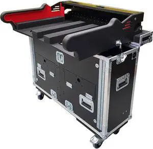 ProX XZF-MIDM32 Flip-Ready Easy Retracting Hydraulic Lift Case for Midas M32 Console