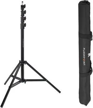 Flashpoint Pro Air-Cushioned Heavy-Duty Light Stand (Black, 9.5') #FP-S-9-V2