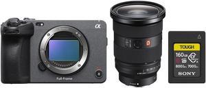 Sony FX3 Full-Frame Cinema Camera w/24-70mm f/2.8 GM II Lens with 160GB CF Card