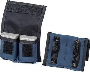 LensCoat Battery Pouch for 2+2 DSLR , 2 Pack, Navy #BPD22NA